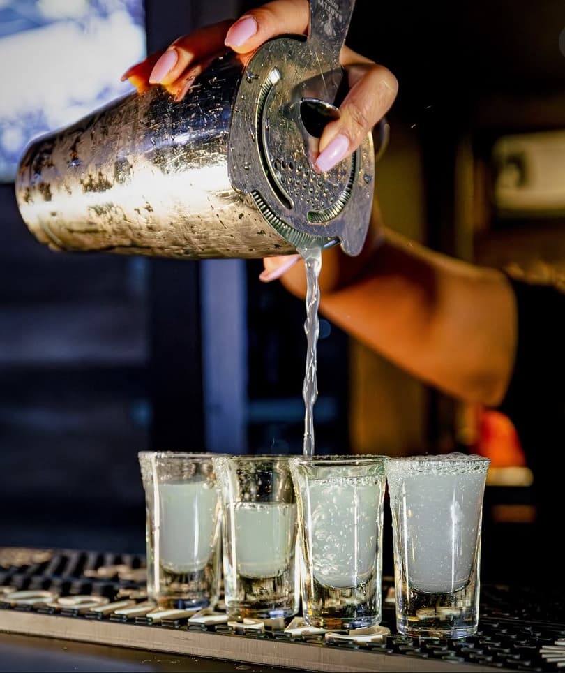 Drink service at The Upper Court